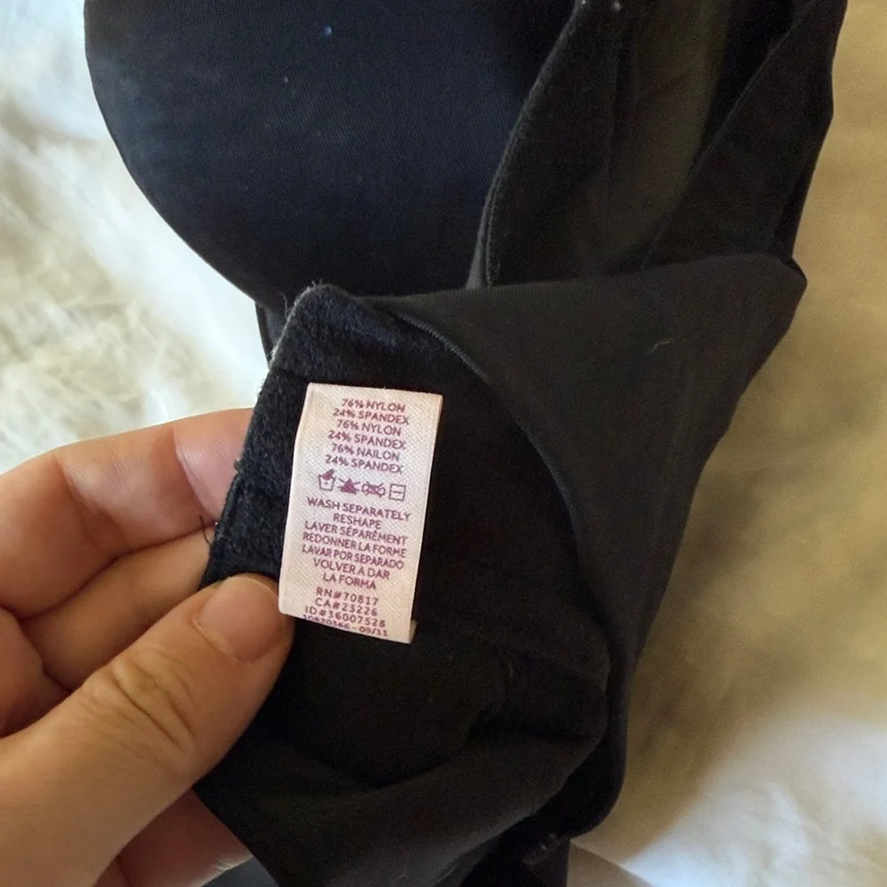 Victoria's Secret Back Off Baby Low Back Bustier Push Up Shapewear 34D - Picture 4 of 6